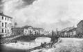 Красный мост. 1830-е гг. Литография К.Беггрова по рисунку В.Садовникова.